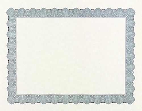Great Papers! Metallic Silver Border Certificate, 8.5" X 11", 25 Count (934325) #TOP8