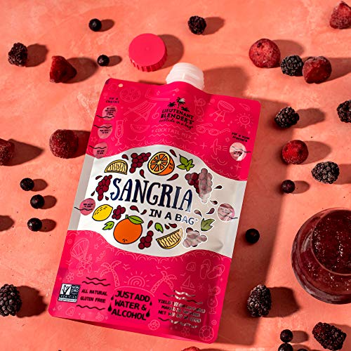 image for Lt. Blender's Sangria in a Bag – Wine Slushie Mixes - Each Bag Makes