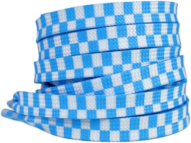 Checkerboard Shoelaces, 55 Inch 140cm, Strong and Durable, 2 Pairs