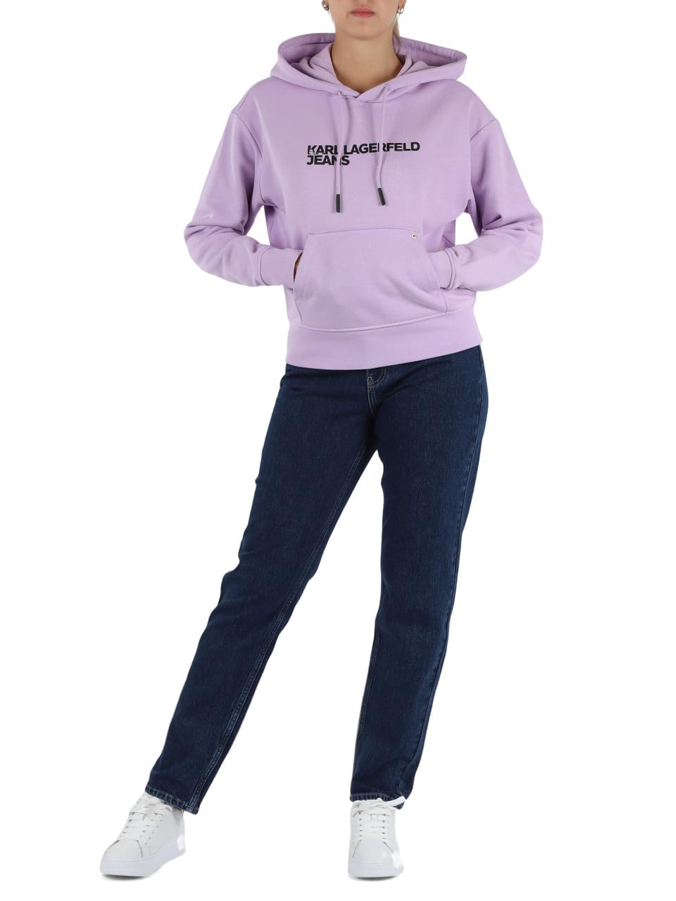 Karl Lagerfeld Jeans Mujer Regular Logo Hoodie