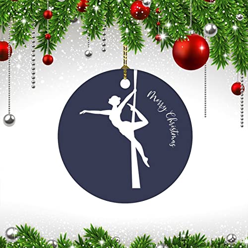 Aerial Silks Snowflake Pewter Christmas Ornament Christmas Tree Ceramic Ornament Decoration Gifts Keepsake For Family Xmas Ornament 3" #TOP2