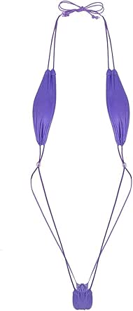 ACSUSS Women Lingerie Slingshot Thong Teardrop Bikini G String Bodysuit ...