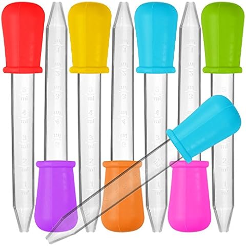Senhai - Pipetas de silicona y plástico, cuentagotas de transferencia Cover