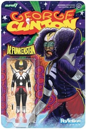 Super7 Reaction Figure George Clinton Dr. Funkenstein - 3.75" George Clinton Action Figure with Accessory - Classic Music Collectibles and Retro Toys image 5