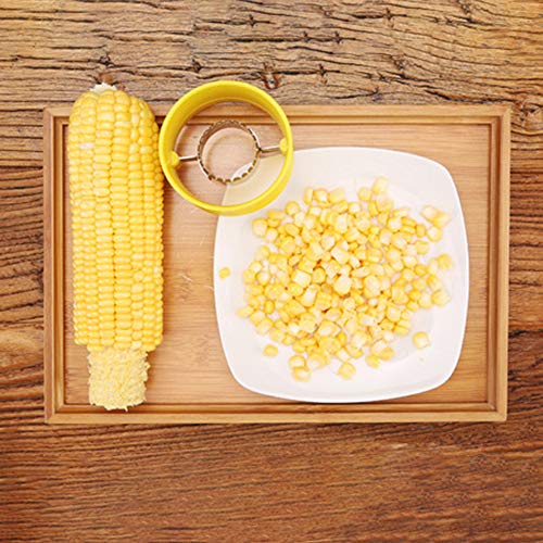 Blusea Aço Inoxidável Plástico Milho Planer Thresher, Ferramenta de Cozinha Descascador de Milho Dis