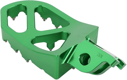 Miniatura 47 de AnXin Estriberas de motocicleta Estriberas para pedales de pie CNC para KLX 110 KLX110 2002-2023 KLX110L 2010-2023 KX60 1998-2003 Verde OEM