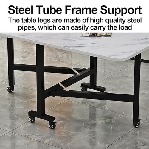 Table pliante mobile pour cuisine étroite et petits espaces de vie - 6