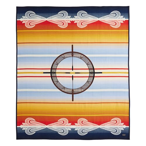 Image of Pendleton American Indian College Fund Blanket - 64 inch x 80 inch Wool Cotton Soft