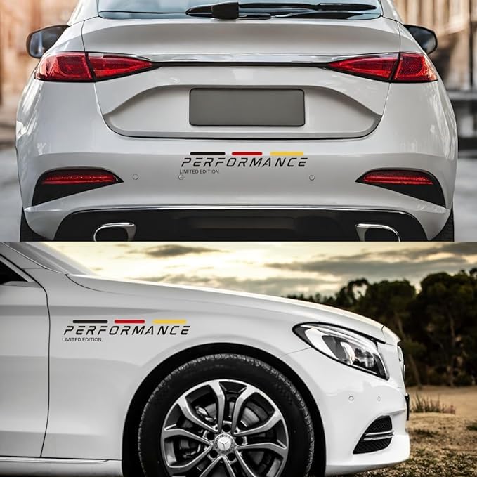 Decorazione Auto Adesivo Emblema AMG – Decalcomania Per Auto, Logo Volante, Finitura Lucida, Per Personalizzazione Adesivo AMG - Foto 3