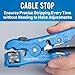 Jonard Tools UST-596 Universal Cable Stripper for RG59 and RG6 COAX, Network, and Telephone Cables