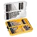 Produktbild Dewalt Stein-, Metallbohrer und Bit-Set DT70761 (72-teilig, Extreme Steinbohrer, Extreme 2 HHS-G Metallbohrer, Torison Bits mit erhöhter Festigkeit, in ToughCase inkl. TicTac Box)