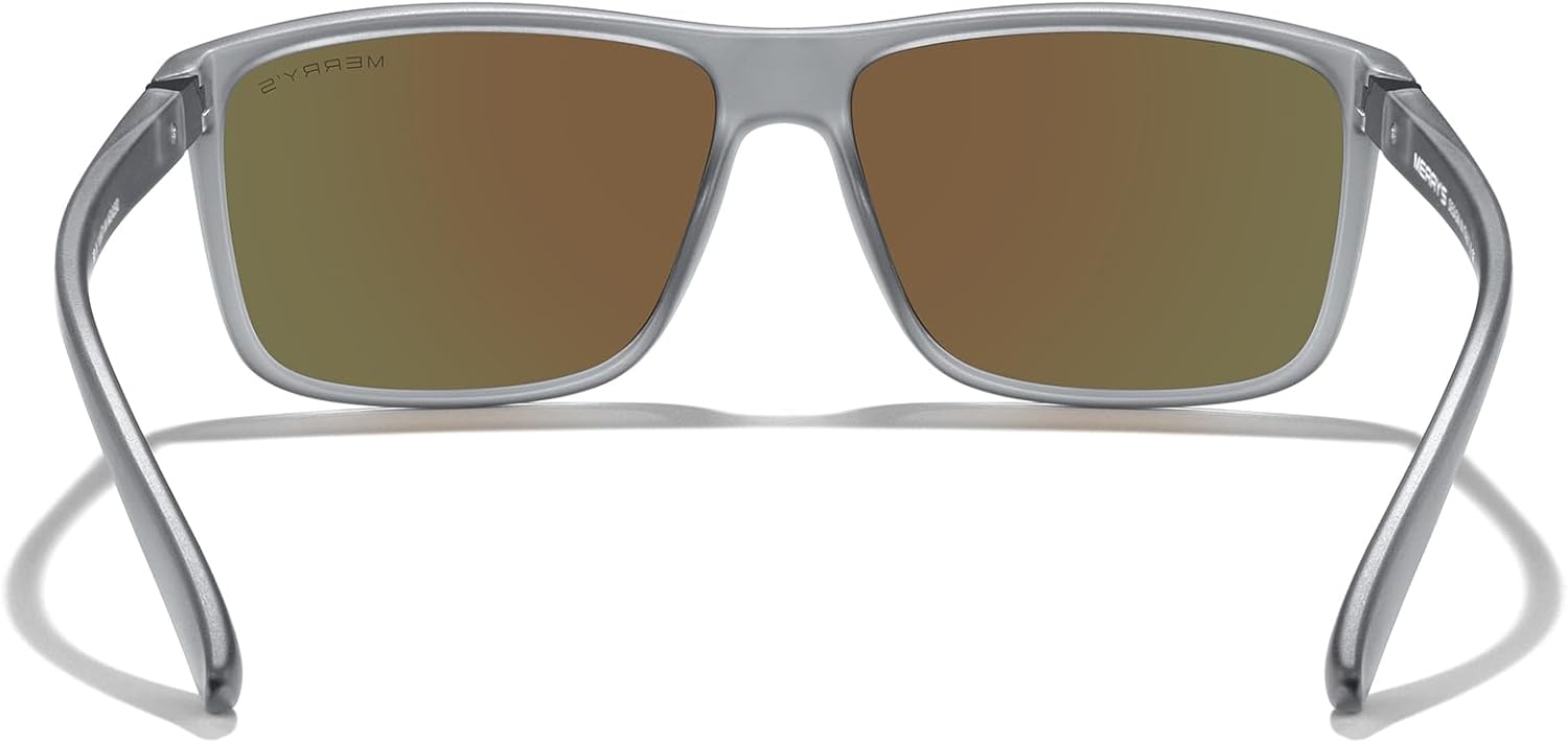 MERRY'S Rectangular Polarized Sports Sunglasses for Men Women Cycling Driving Fishing UV400 Protection S8225 - Image 4