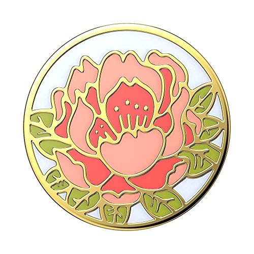Image of ​​​​PopSockets Phone Grip with Expanding Kickstand - Enamel Blooming Peony
