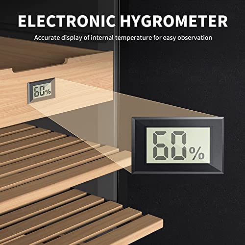 Needone Cigar Humidors 48L With Cooling Function, Electronic Cooler Humidor Cabinet For 300 Cigars, Spanish Cedar Wood Drawer Shelves With Digital Hygrometer, Gift For Men,2 Year Warranty #TOP5