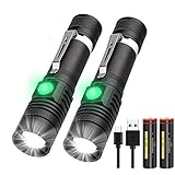 taschenlampe projektor kinder 【Einstellbarer Fokus】 Die taschenlampen passt den Durchmesser des Lichts mit der Oberseite an und passt sie durch Drehen im oder gegen den Uhrzeigersinn an. Wenn Sie sich anpassen, wird das Licht entweder kleiner und fokussierter oder größer und weniger fokussiert, aber es wird in einem größeren Bereich beleuchtet.