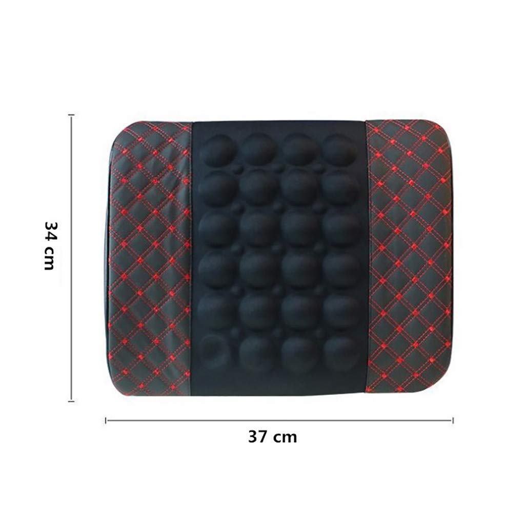 Cojín de masaje eléctrico para coche, masaje lumbar, cojín lumbar