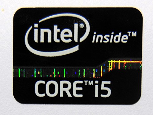 Original Intel Core i5 Inside Sticker Black Edition 15.5 x 21mm [621]