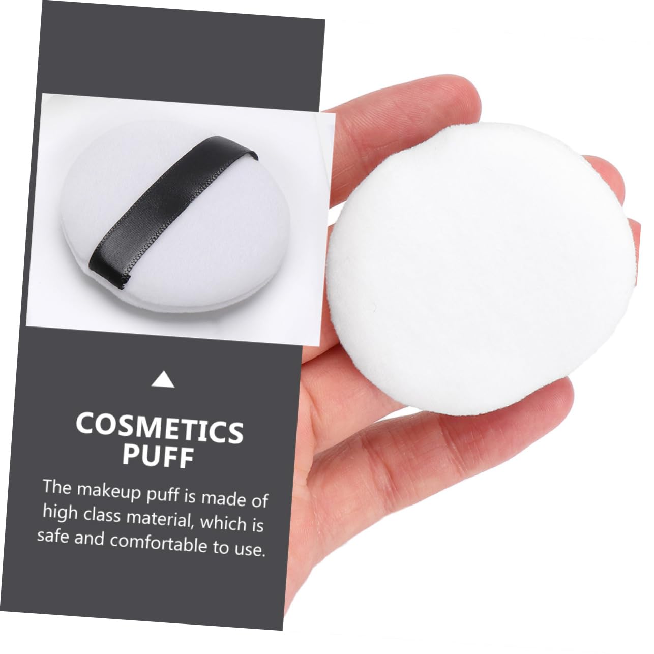 Ipetboom 20pcs Small Makeup Fluffy Loose Powder Applicators for Face Cosmetics Skin Friendly and Convenient Makeup Tools for Foundation Blusher and Highlighter Random Color