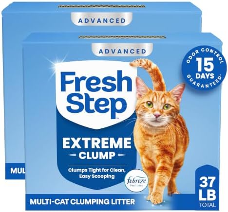 Fresh Step Advanced Extreme Clump Multi Cat Clumping Litter with ...