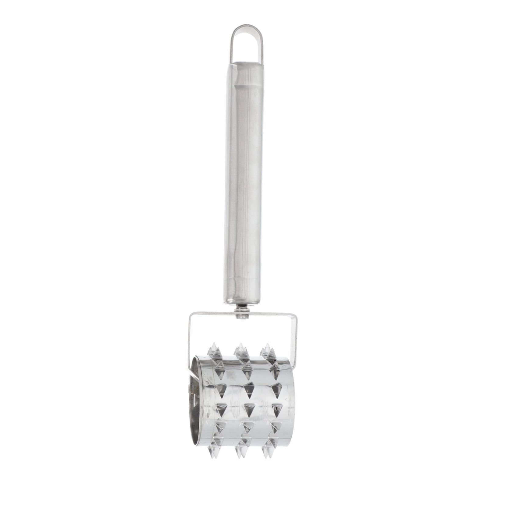 JECOMPRIS 1Pc Stainless Steel Steak Mallet Portable Meat Looser with Comfortable Grip Convenient Kitchen Gadget for Tenderizing Steak and Meat and Lightweight Design Essential