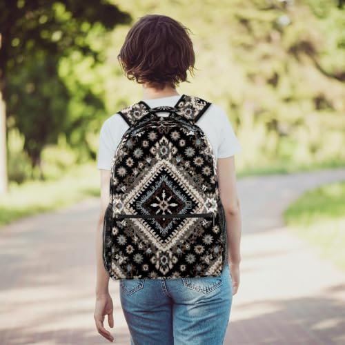 Mochila para laptop que soluciona la falta de espacio con diseño multicolor 6