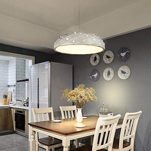 Lámpara de techo con sombra de luz colgante industrial y diseño geométrico minimalista