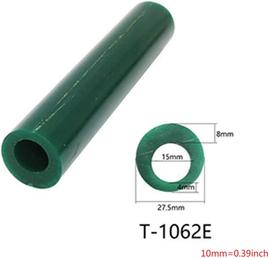 6Pieces Carving Wax Ring Tube Green Ring Carving Wax Hole Round Wax Tubes Ring Hard Modeling Wax for Jewelry Ring Wax