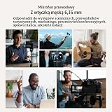 Mikrofon z Zaczepem na Ucho, Dynamiczny Przewodowy Mikrofon Słuchawkowy z Mikrofonem Nagłownym 6.35mm do Głośników Karaoke, Nauczanie Wzmacniaczy