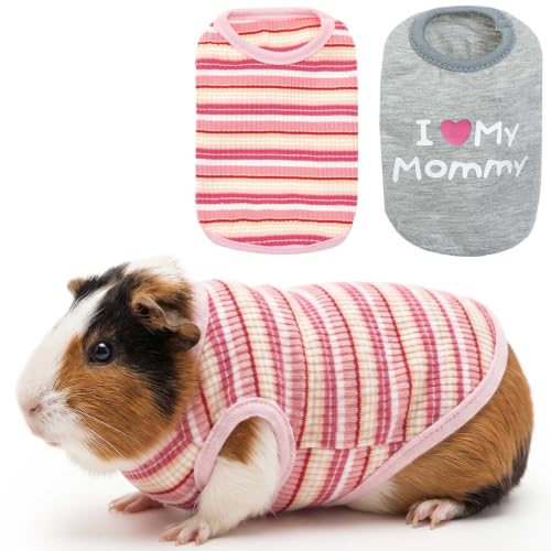 Guinea Pig Clothes 2-Pack Small Animal Vest
