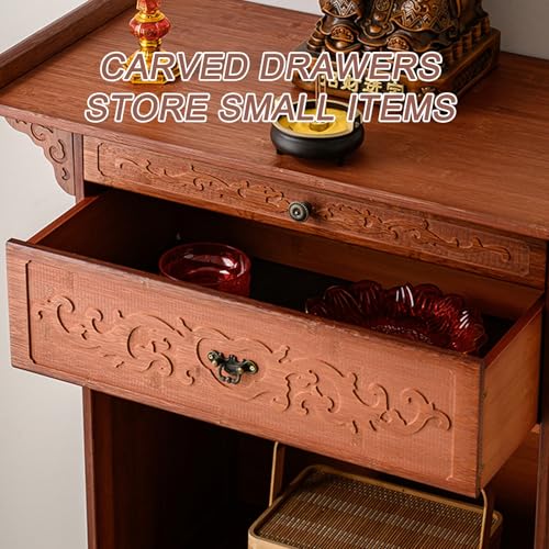 Table d'autel de méditation pour ranger ses objets de rituel bouddhiste - 7