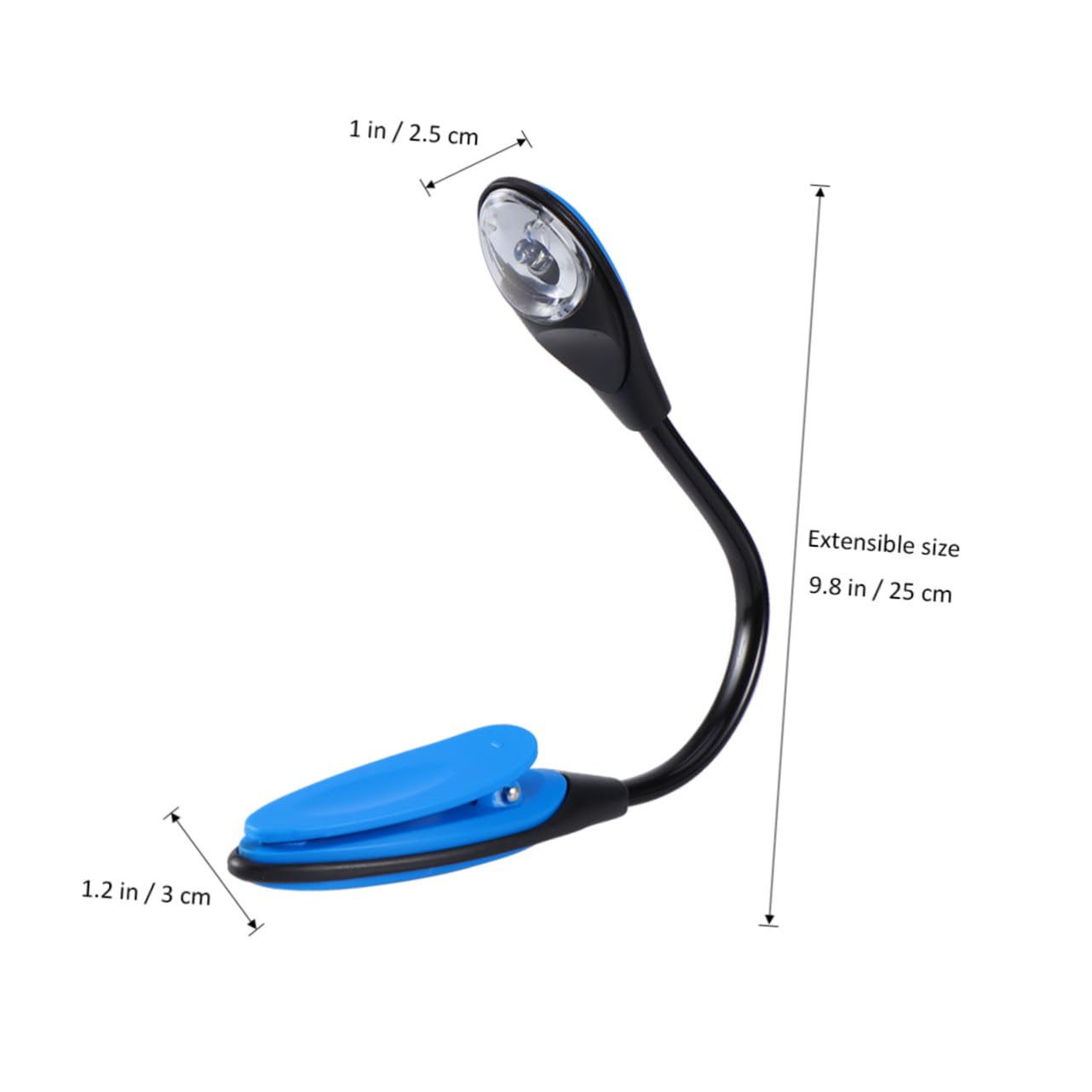 Lampada 3 Pezzi Clip per Luce da Studio per la Cura degli Occhi Luce da Studio Clip per Luce da Lettura Clip per LED Lampada da scrivania Clip per Luce da Libro Clip per Luce da Tavolo Lampada da