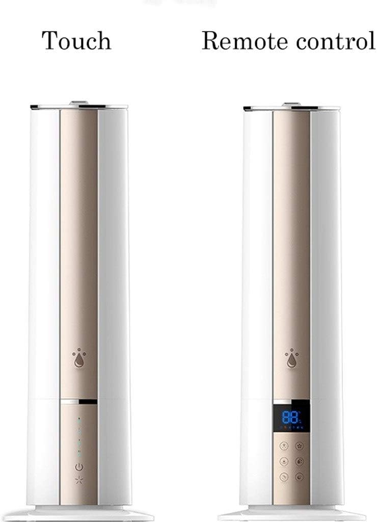 Floor-Mounted Water Humidifier Mute Large Capacity Home Bedroom 8L Office Aromatherapy Machine Air Purifier Pregnant Woman Baby Air Humidifier Floor Humidifiers (White Touch)