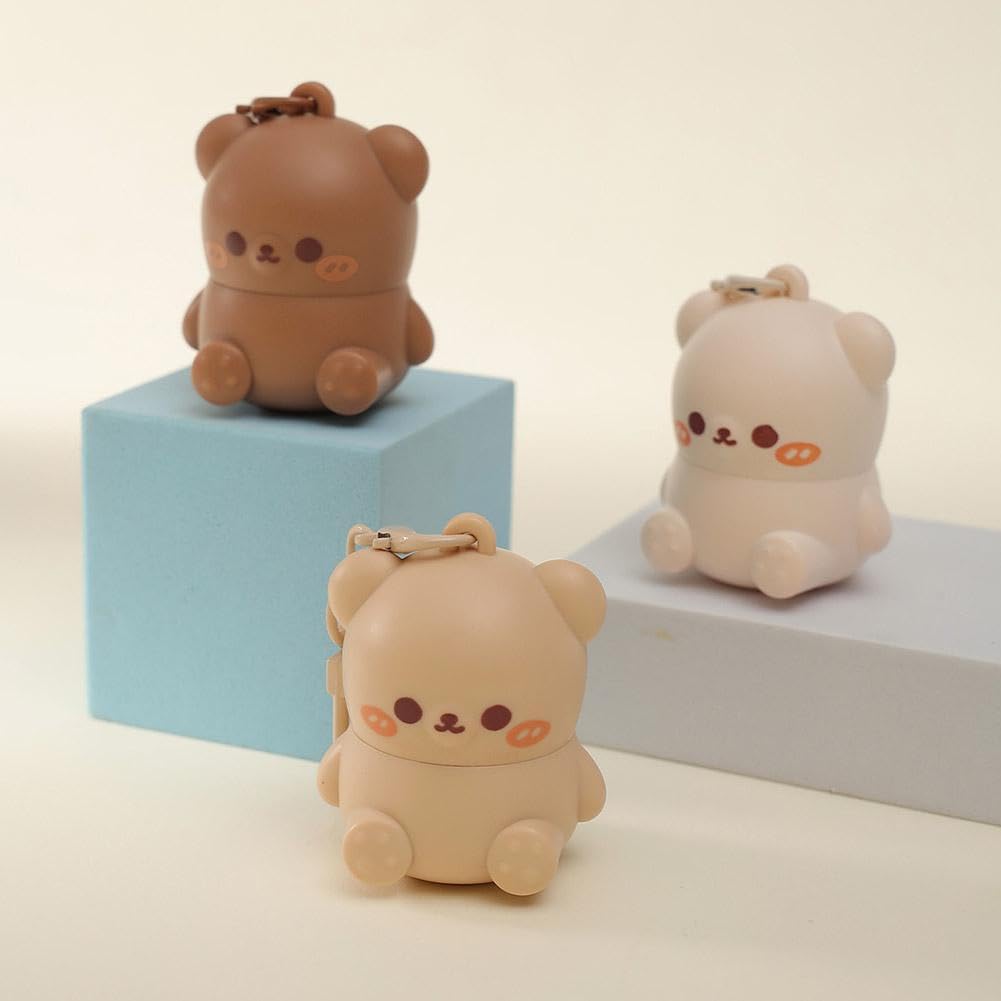 Amazon.co.jp: 子供用のかわいいクマのリップクリーム、乾燥防止