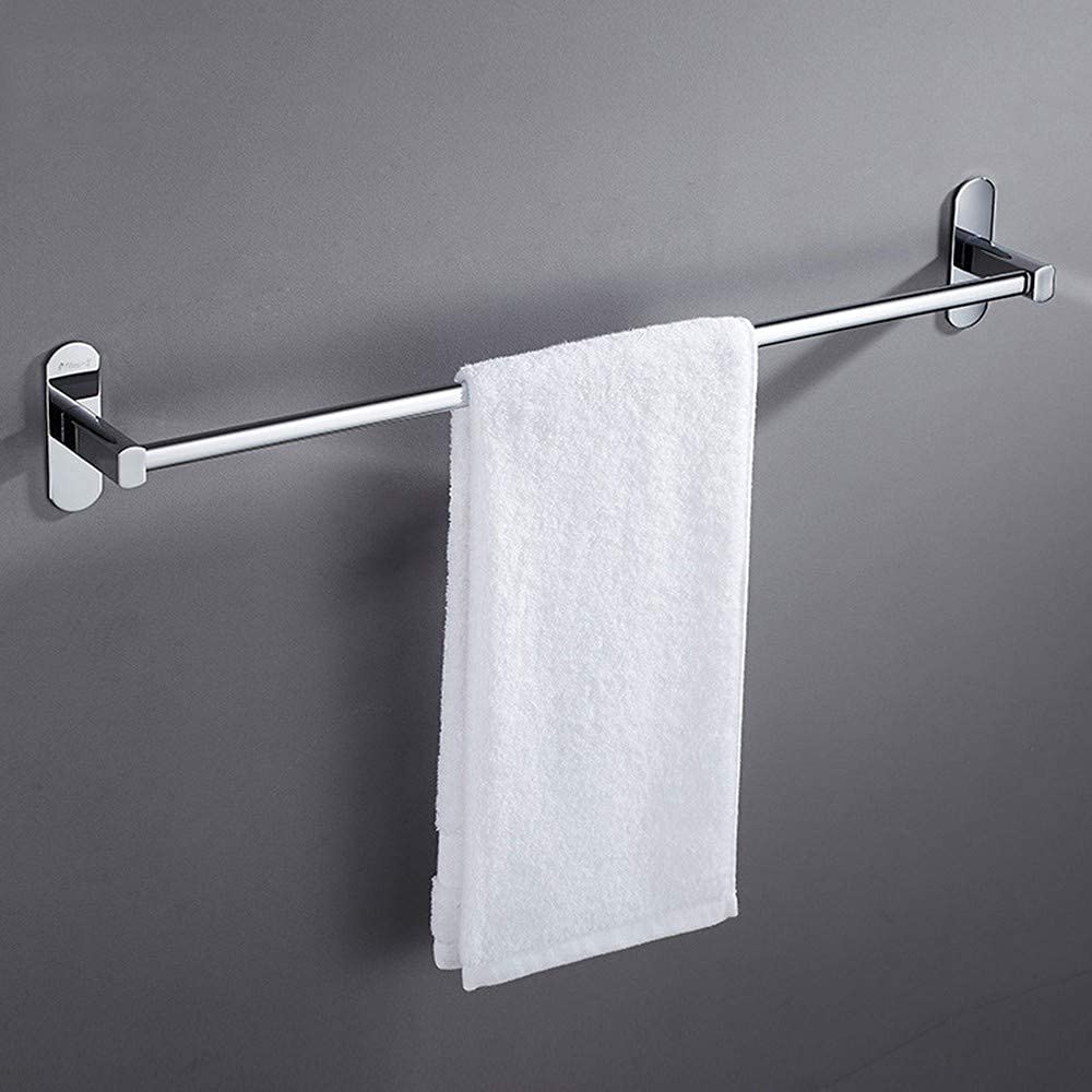 Bathroom Accessory 50Cm Long Single Towel Rails Screw Wall Mounted Kitchen Towel Bar In Chrome