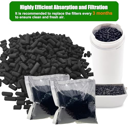 Filtres à charbon actif anti odeur pour bac à compost électrique Lomi - 3