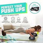 Elite Sportz Push Up Bars - You Will Feel Less Wrist Pain Than When Doing Normal Pushups. Very Sturdy and Won’t Slide Around - Image 2