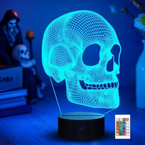 Ammonite Kids Skull Night Light lámpara