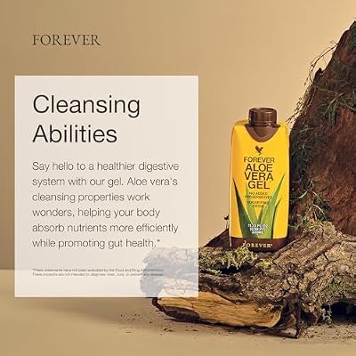 Forever Living - Aloe Vera Gel - 99.7% Pure Inner Leaf Aloe Vera Juice - Preservative-Free - 11.15 fl oz (Pack of 6)