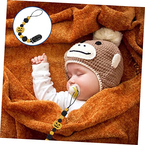 Toyvian 1Pc Chupeta Corrente Mordedor Brinquedo Bebês Brinquedos De Silicone Brinquedos De Halloween