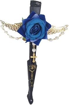 Handheld Fan Vintage Palaces Fan Flower Wing Folding Fan for Party Show Cosplays Photo Supply Gothics Hand Fan Gifts