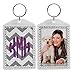 Rhinestone Acrylic Photo Snap-In Keychain (1)