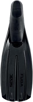 Seac Fuga, Diving Fins for Scuba Diving, Snorkelling and Apnea with Foot Pocket, for Adults, Made in Italy