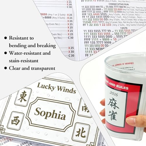 Funda Personalizada para Cartas de Mahjong PVC Grabada miniatura 5