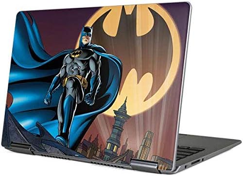 Skinit Decal Laptop Skin Compatible with Yoga 710 14in - Officially Licensed Warner Bros Batman in The Sky Design
