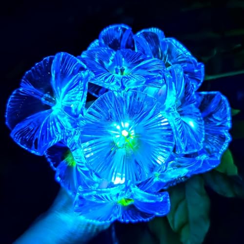 Outdoor Solar Lights 12.5ft 10LED Trumpet Vine Morning Glory Garden Lights by EaseSolies - Used condition - Image 6