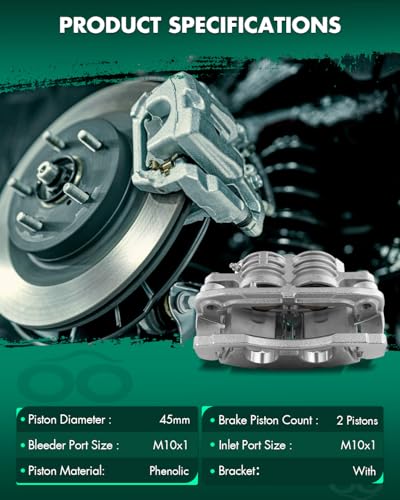 Image of SCITOO 18B4798A Front Left Brake Caliper w /Bracket for Buick for Rainier,for Chevrolet for SSR /for Trailblazer,for GMC for Envoy,for Isuzu for Ascender,for Oldsmobile for Bravada,for Saab for 9-7x