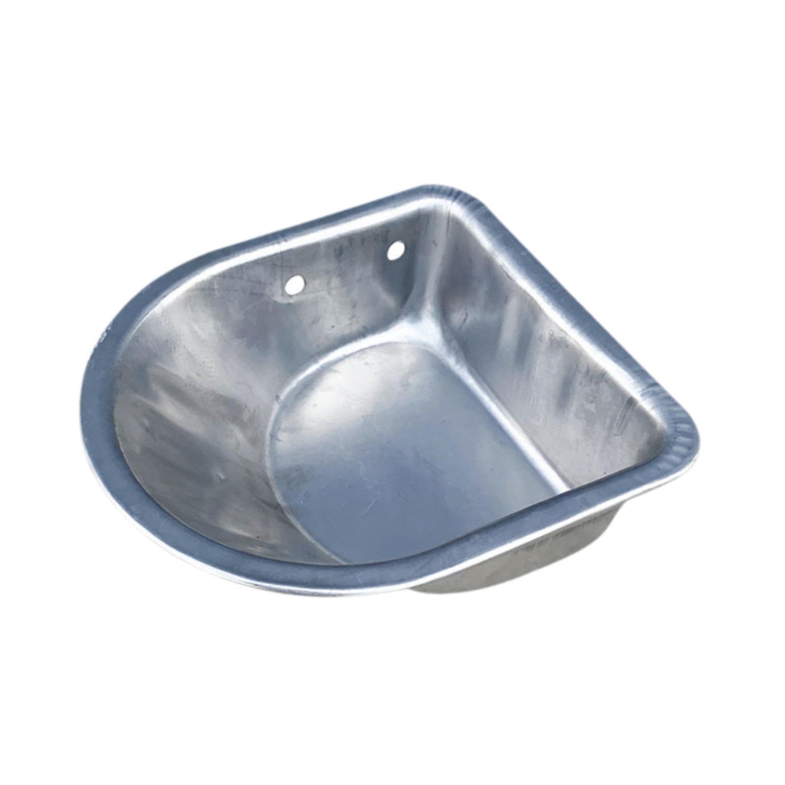Futtertrog Aus Edelstahl für Schweine, Futterbecken, Futterbehälter, Tränkeschale, Konstruktion mit Großem Stauraum, Einfacher Aufbau, Geeignet für, Style D