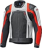  Held Hashiro II Motorrad Lederjacke Schwarz/Weiß/Rot 52