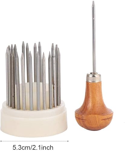 Miniatura 2 de Vruping 23 herramientas de grano de cuentas, herramientas de joyería de grano de cuentas hechas a mano, ajuste de joyería profesional, ajuste de