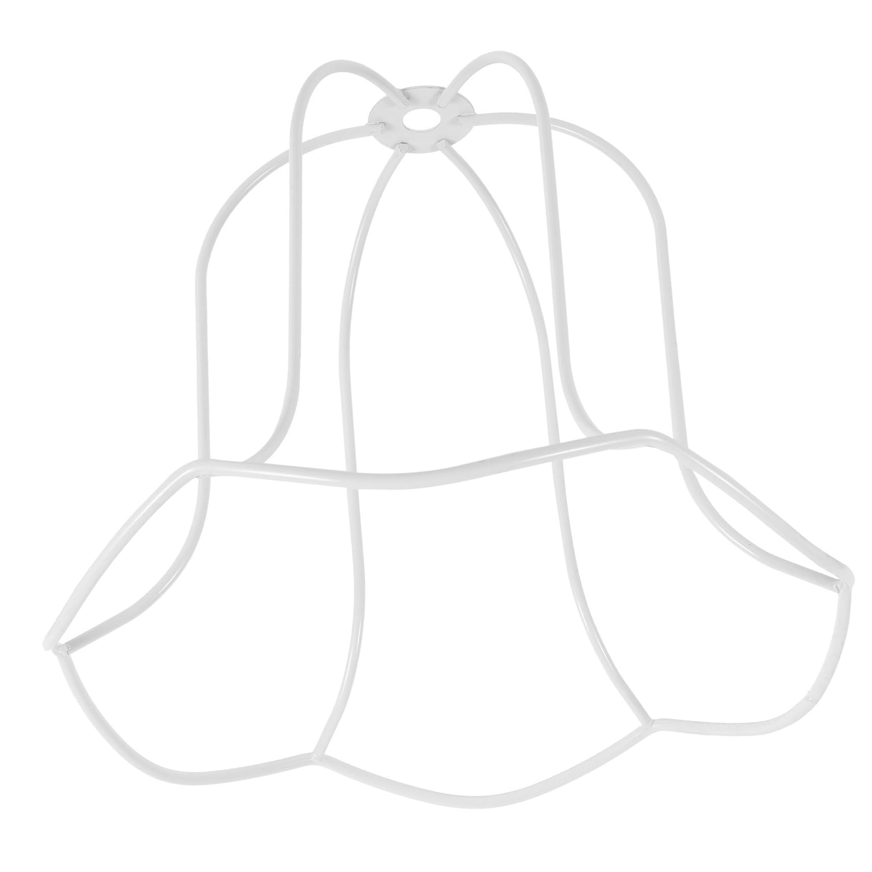 Telaio Lampada Sospensione DIY in Metallo Bianco 1 Pz
